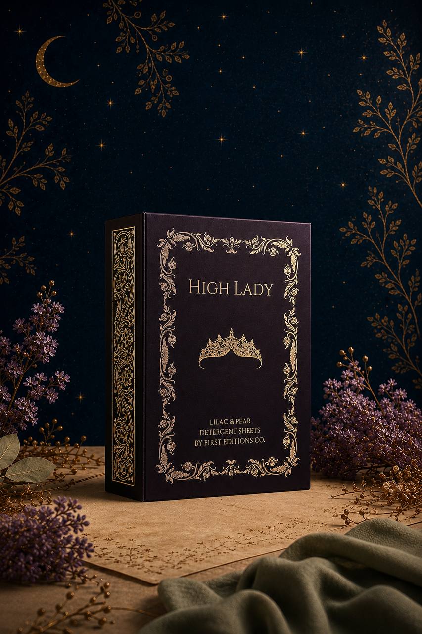 Customer holding First Editions hardcover
