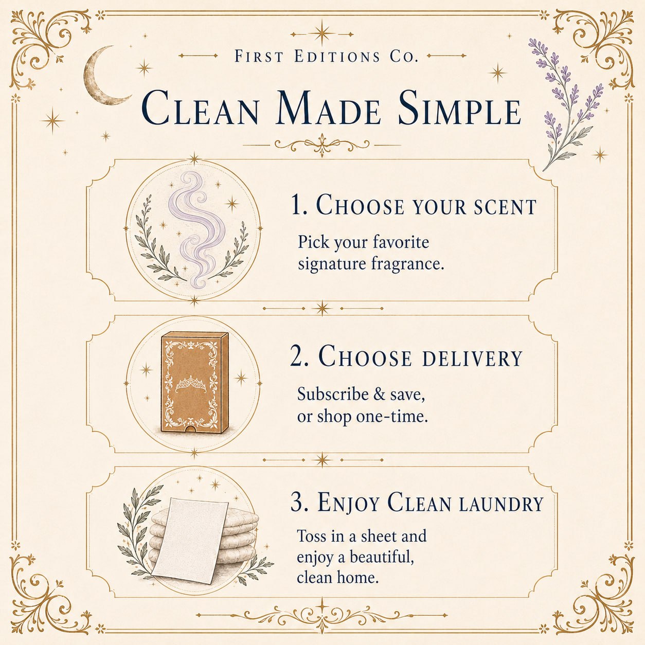 Clean Made Simple: choose your scent, choose delivery, and enjoy clean laundry