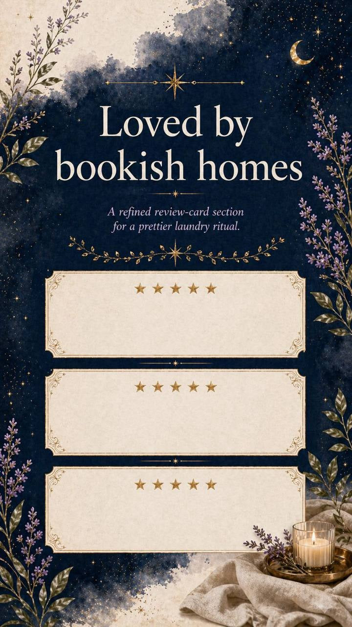Loved by bookish homes review card section