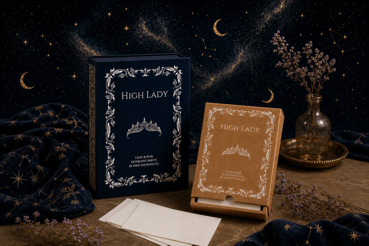 High Lady hardcover detail
